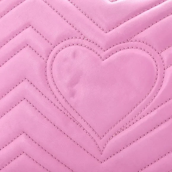 Gucci Gg Marmont Flap Bag Matelasse #83348G19B - Picture 6 of 8